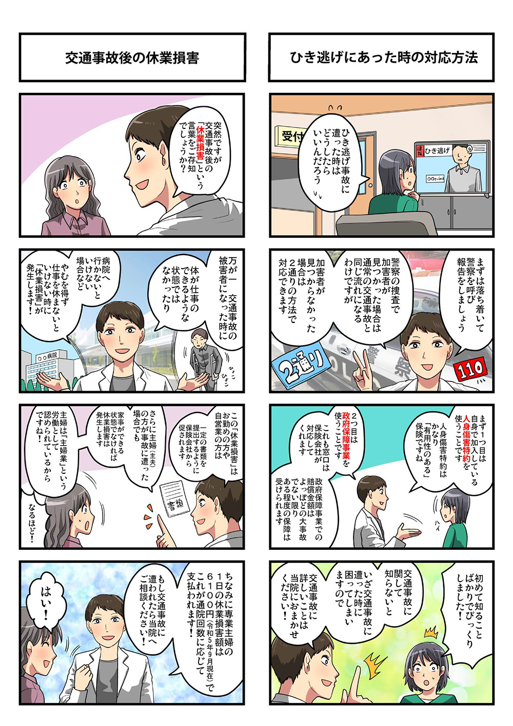 交通事故漫画